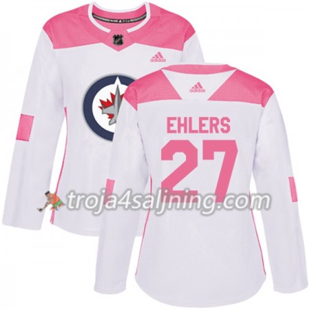 Winnipeg Jets tröja Nikolaj Ehlers 27 Vit 2017-2018 Adidas Rosa Fashion Authentic - Dame NHL Tröjor Winnipeg Jets tröja Nikolaj Ehlers 27 Vit 2017-2018 Adidas Rosa Fashion Authentic - Dame NHL Tröjor